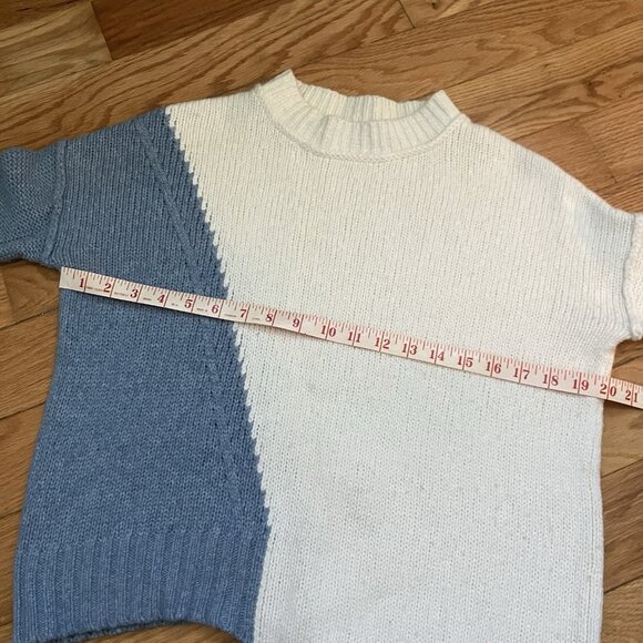 Zaket & Plover Sweater Womens XS Asymmetrical Knit Cashmere Wool Blend - Picture 7 of 8